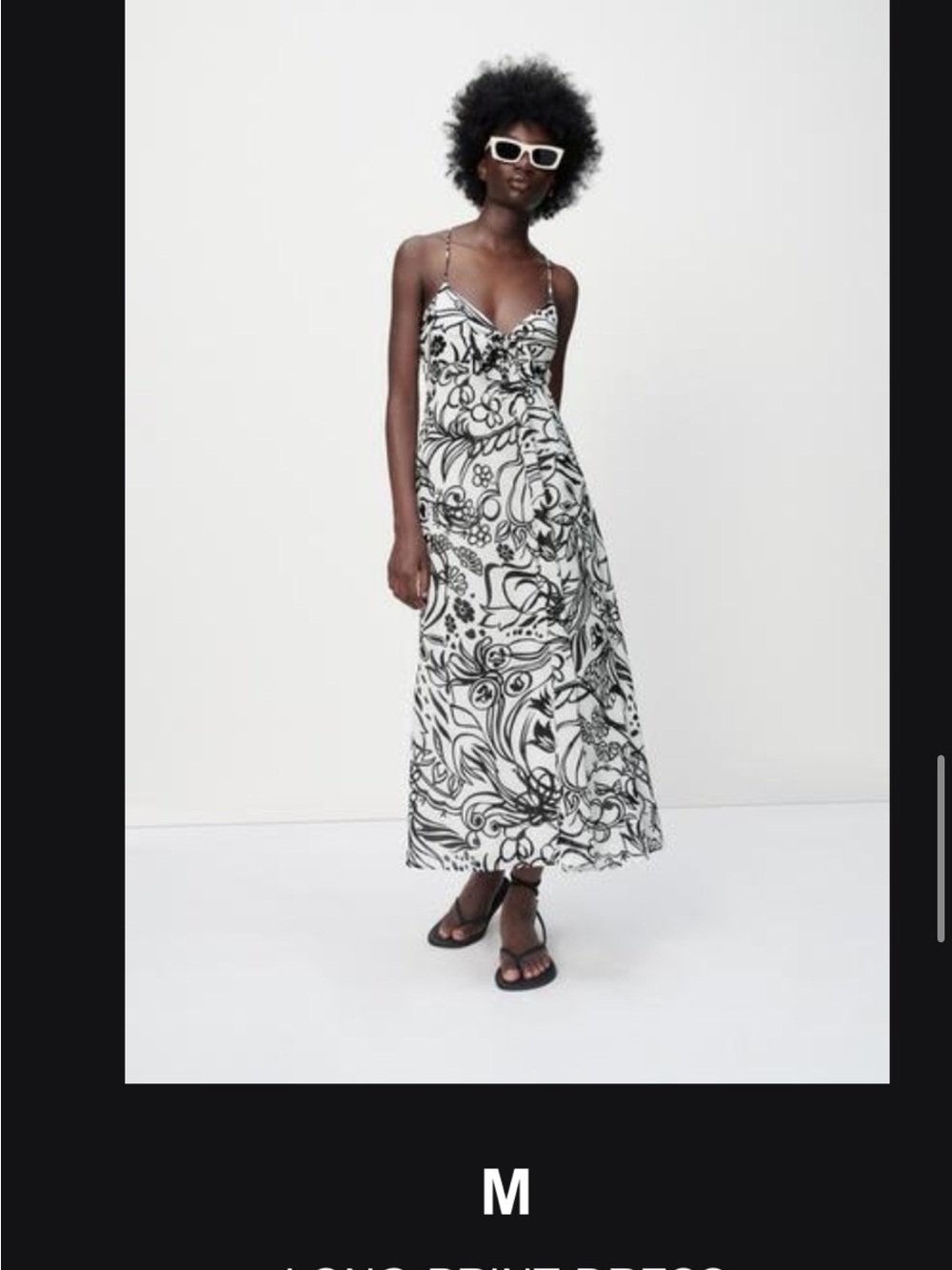 ZARA Black & White LONG PRINT DRESS
0/4886/242/064/03